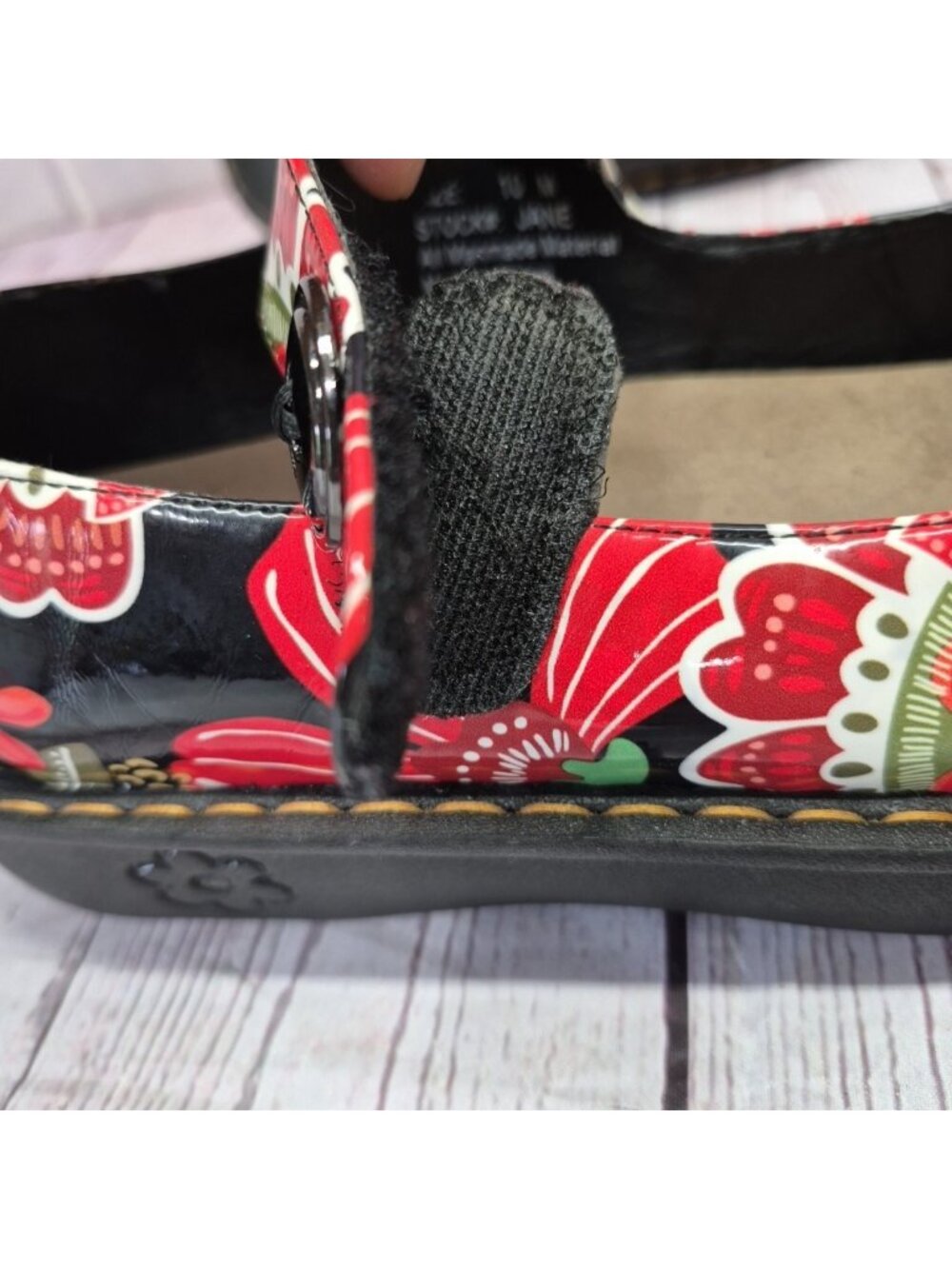 Ingaro Women's Floral Mary Jane Clogs Shoes Size 10M~Slip Resistant - Picture 12 of 12